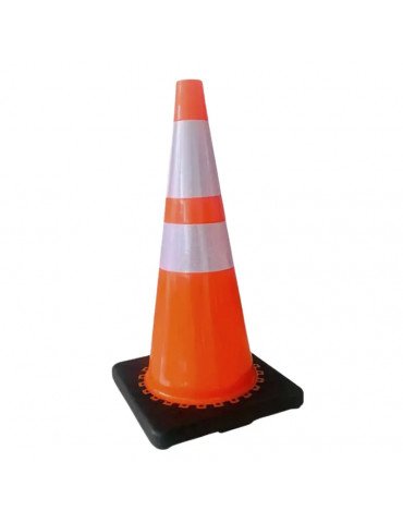 Conos de Seguridad Viales 36" Base Negra