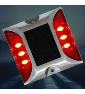 Tachas Solares sin vástago Rojas