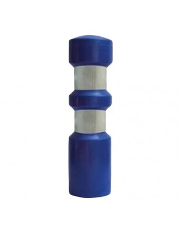 Hito de Advertencia Tubular Estático Azul AI