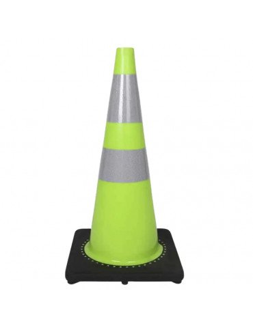 Conos de Seguridad 36" Verde Flúor