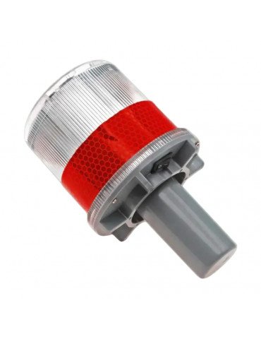 Baliza Solar Vial Roja para Cono