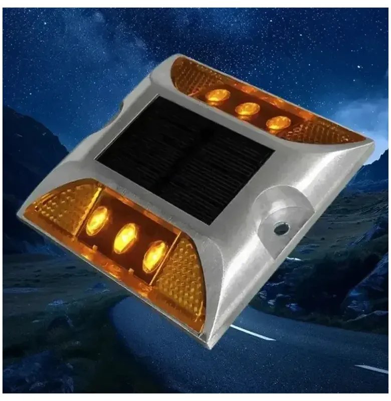 Tachas Solares sin vástago Amarillas