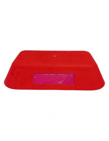 Tachón Bidireccional Rectangular Rojo