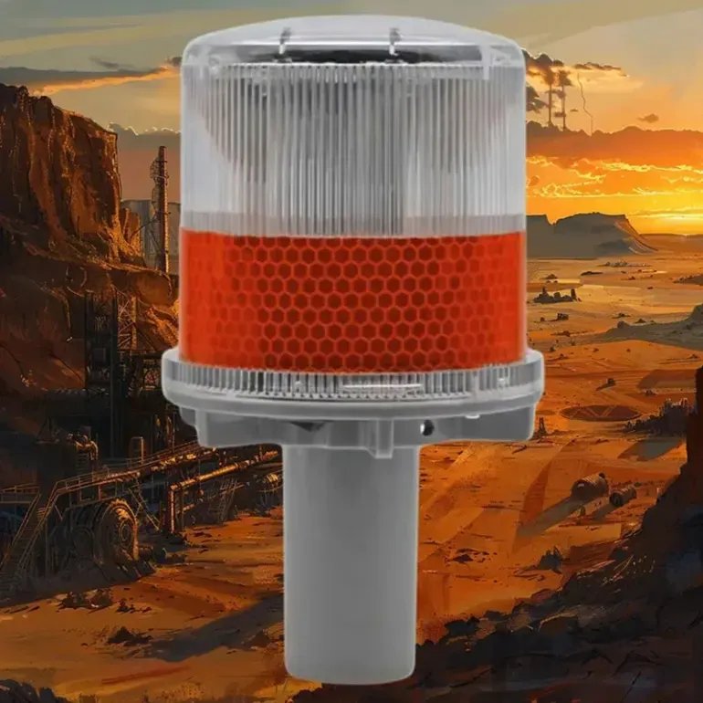 Baliza Solar Vial roja